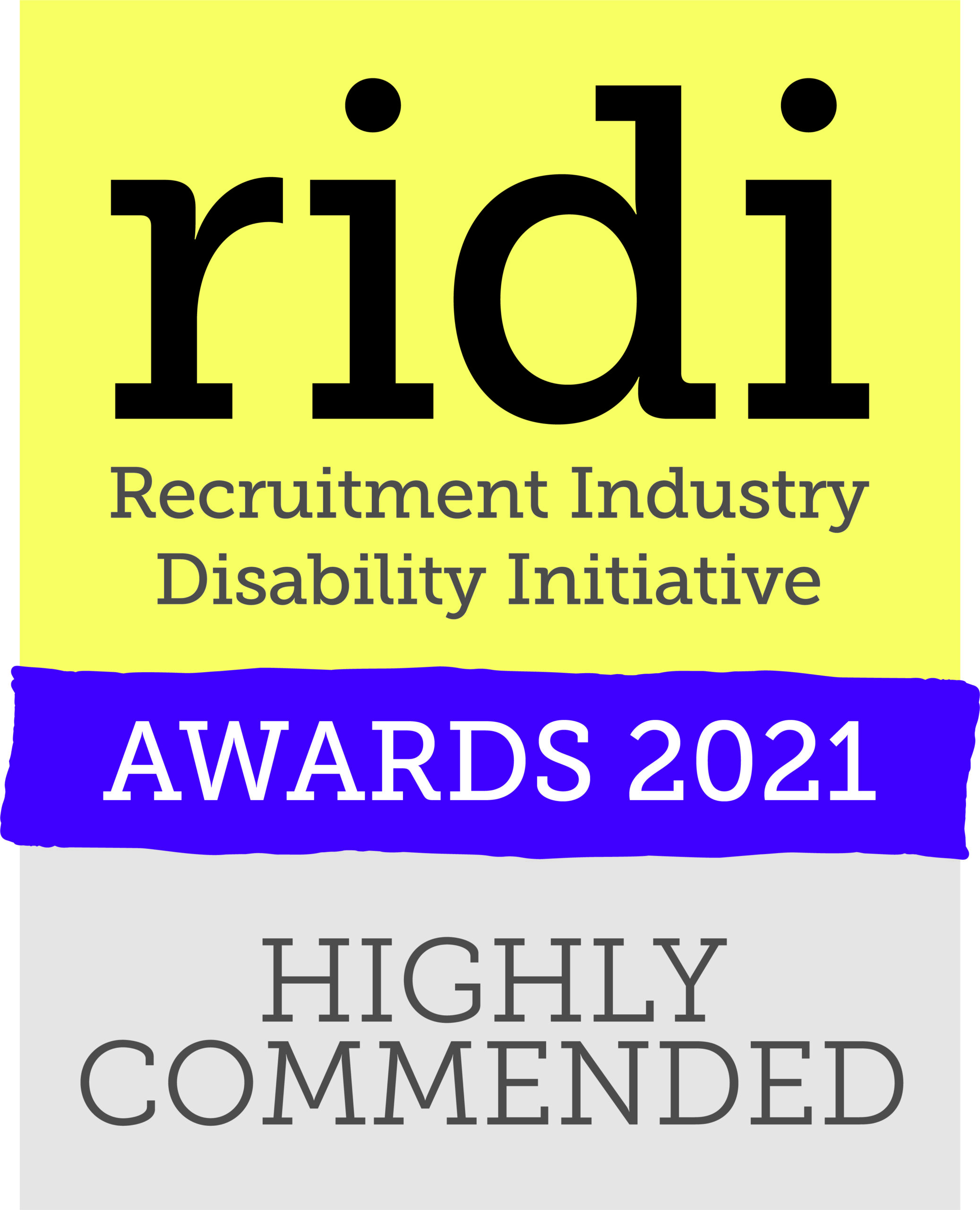 RIDI - recruitment industry disability initiative awards 2021